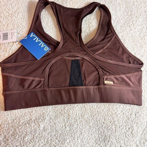 Alala Womens Adult Surf Bra Sz L Inspired by Wetsuit stitching Medium Support - Picture 10 of 16